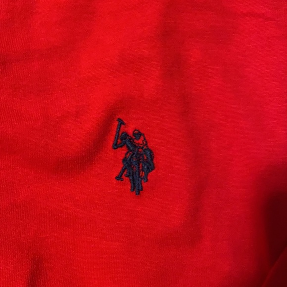 U.S Polo Brand New Long sleeve sweater in red - Picture 3 of 3